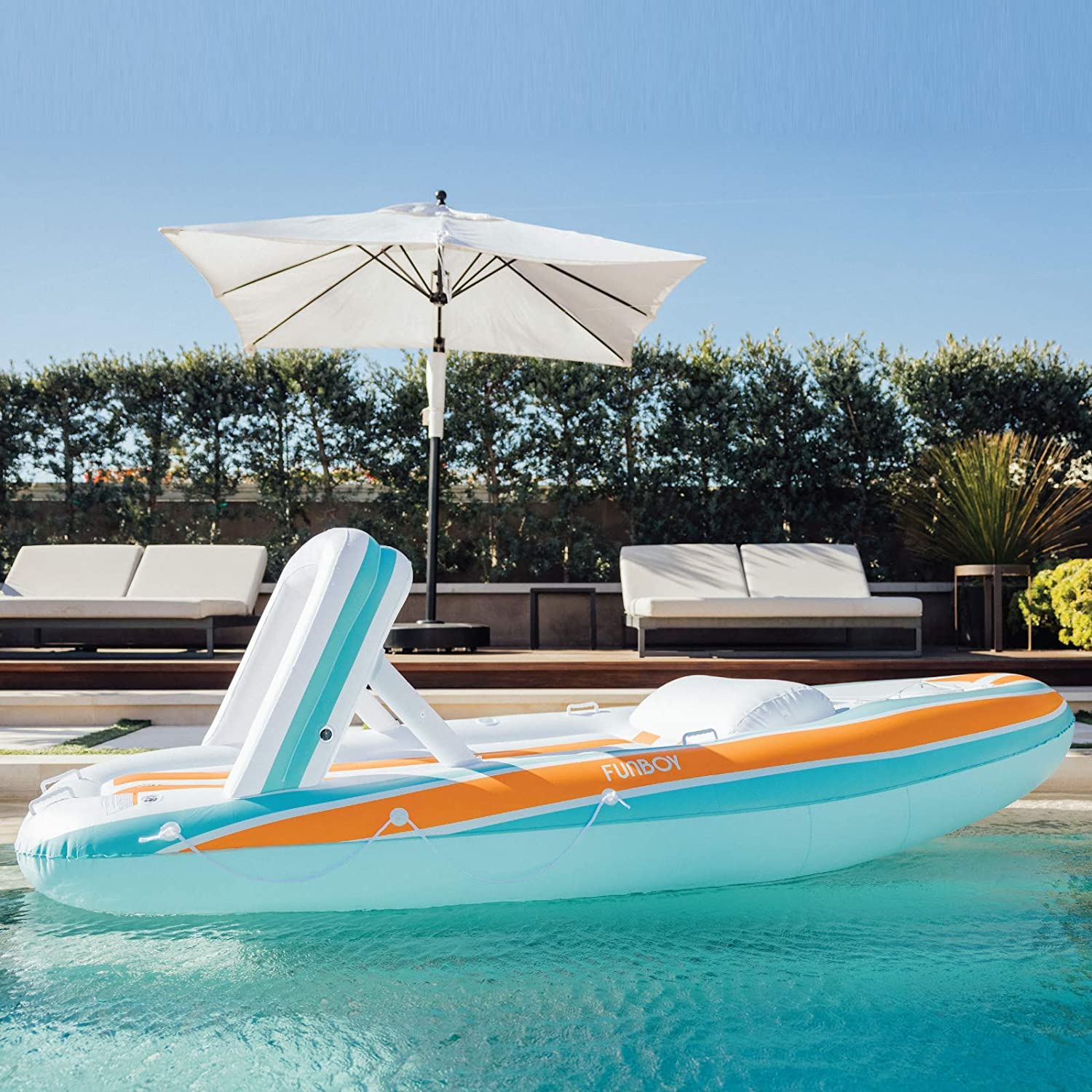FUNBOY Giant Inflatable Luxury Mega Yacht Pool Float